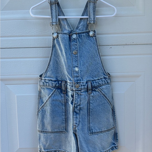 Zara Toddler Denim Overalls New with Tags Size 3-4 Years - Picture 5 of 6